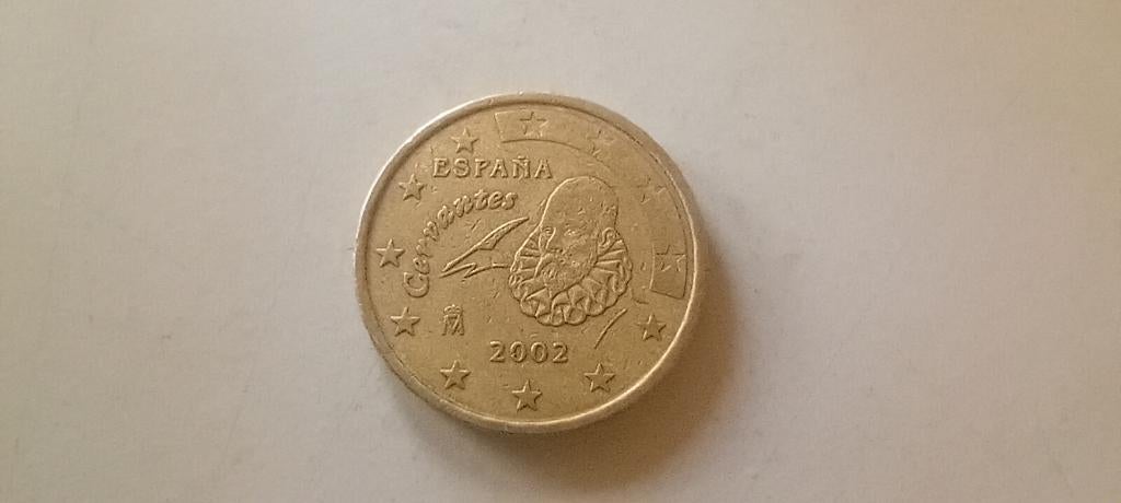 (Error) 10 Eurocent Spanje 2002, Ophalen, Spanje, 10 cent, Losse munt