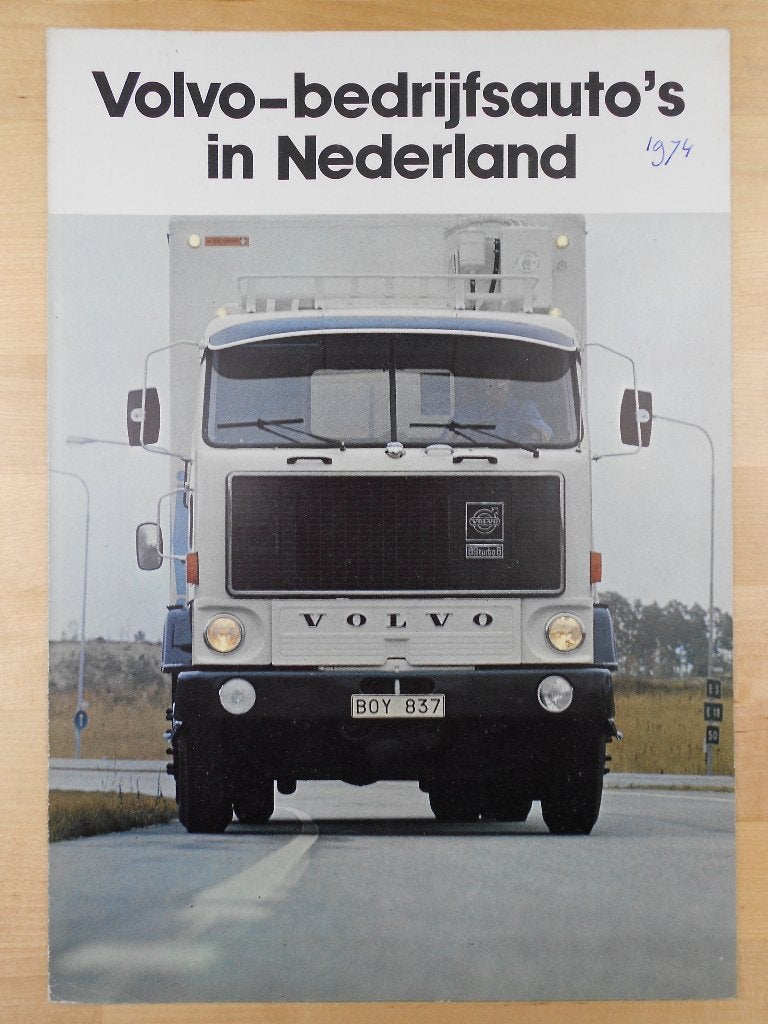 Volvo F88 F89 F85 F86 N7 N10 N12 Brochure ca 1974, Volvo, Zo goed als nieuw, Volvo, Ophalen of Verzenden