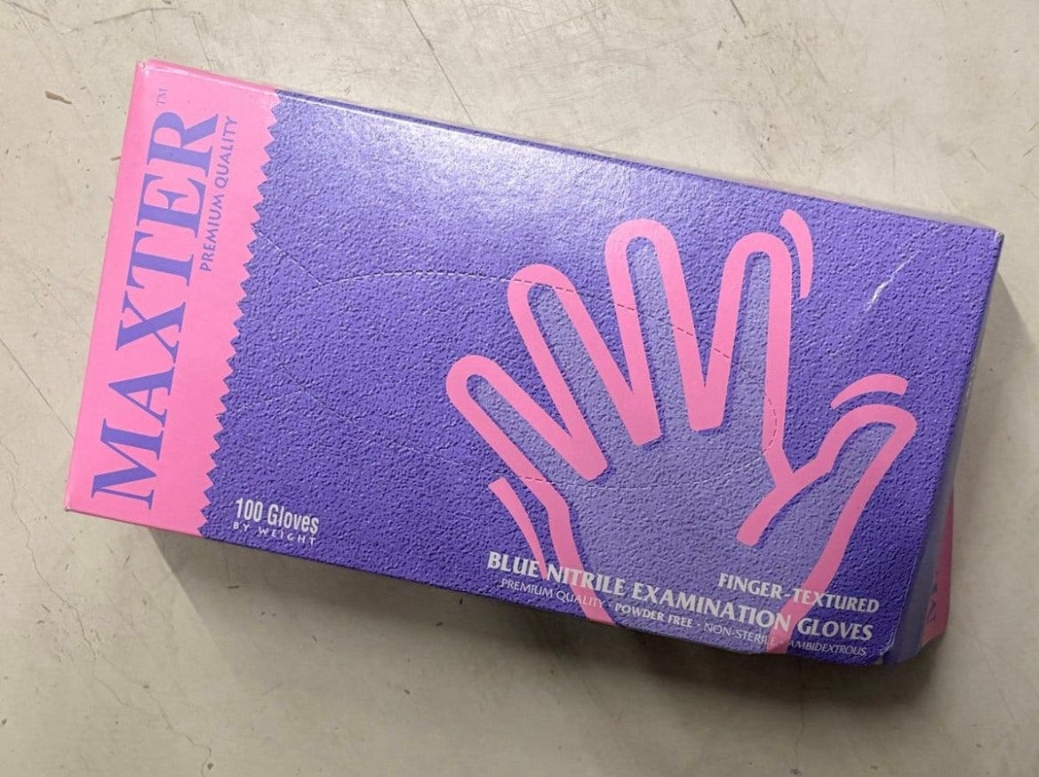 Wegwerp- /onderzoekshandschoenen Merk Maxter  Maat Large (L), Ophalen, Nieuw
