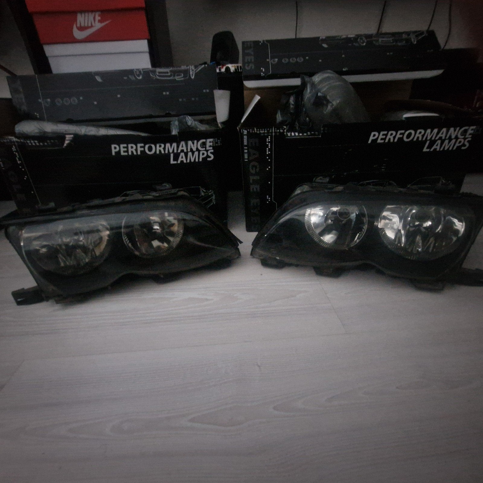 koplampen bmw e46 facelift, Auto-onderdelen, Ophalen, Gebruikt, BMW
