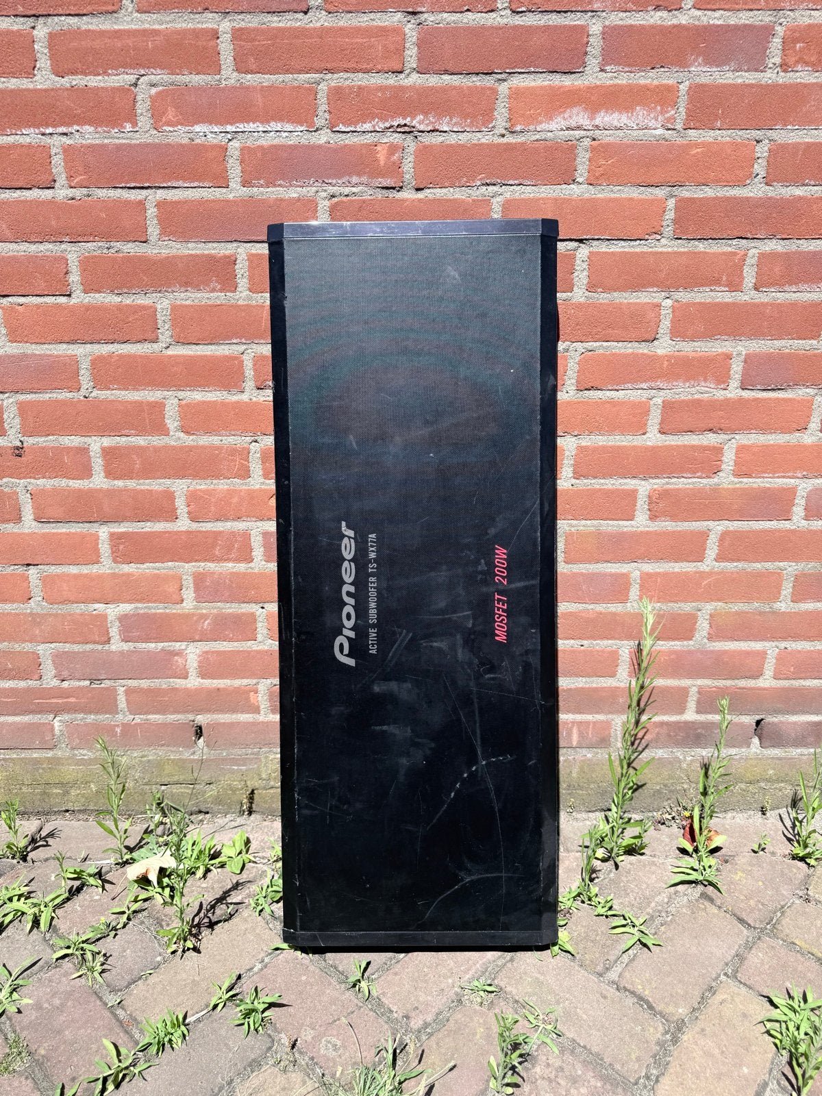 Pioneer TS-WX77A actieve subwoofer 200W MOSFET, Ophalen, Gebruikt