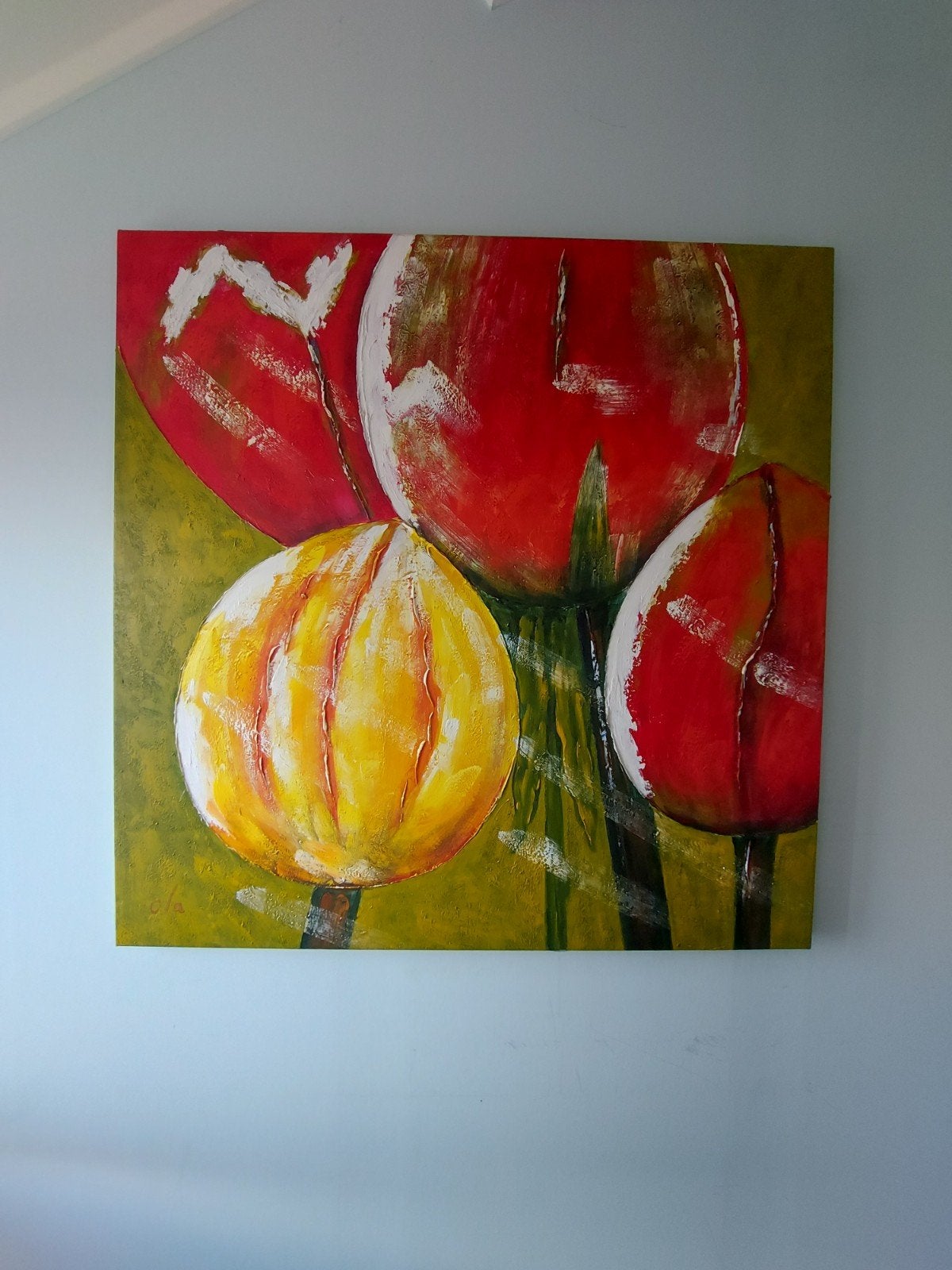 schilderij 100x100, Ophalen
