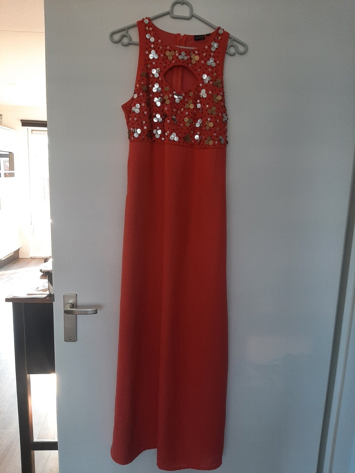 mooie maxi jurk v boddyflirt maat s, Kleding | Dames, Jurken, Ophalen of Verzenden, Zo goed als nieuw, Maat 38/40 (M)