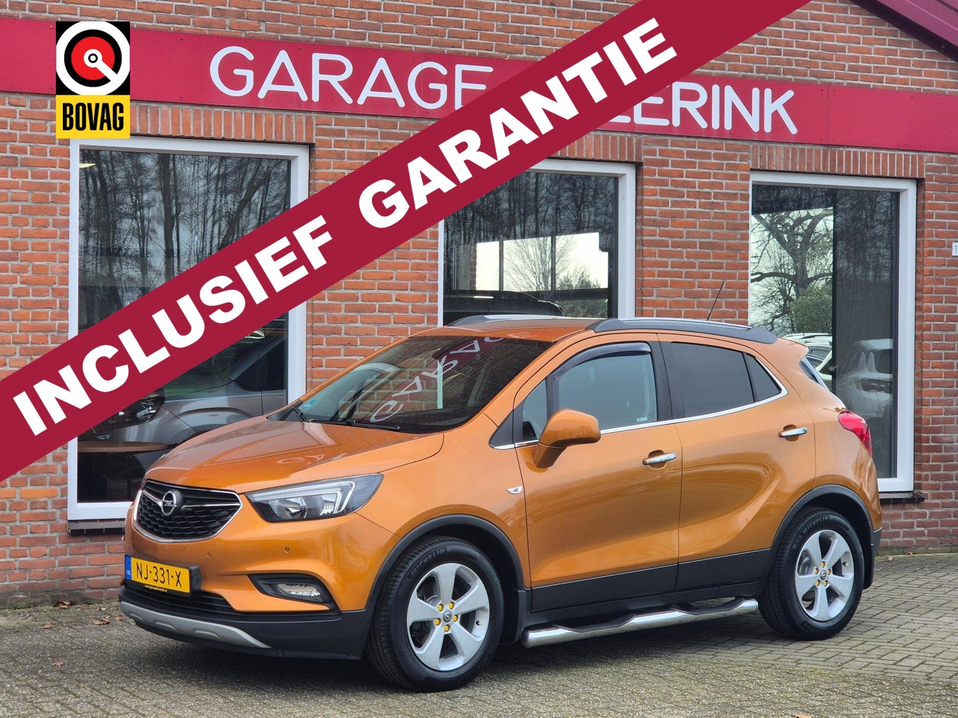Opel Mokka X 1.4 Turbo Innovation 140PK 5drs clima, cruise,, Auto's, Opel, Gebruikt, Euro 6, Leder en Stof, Origineel Nederlands