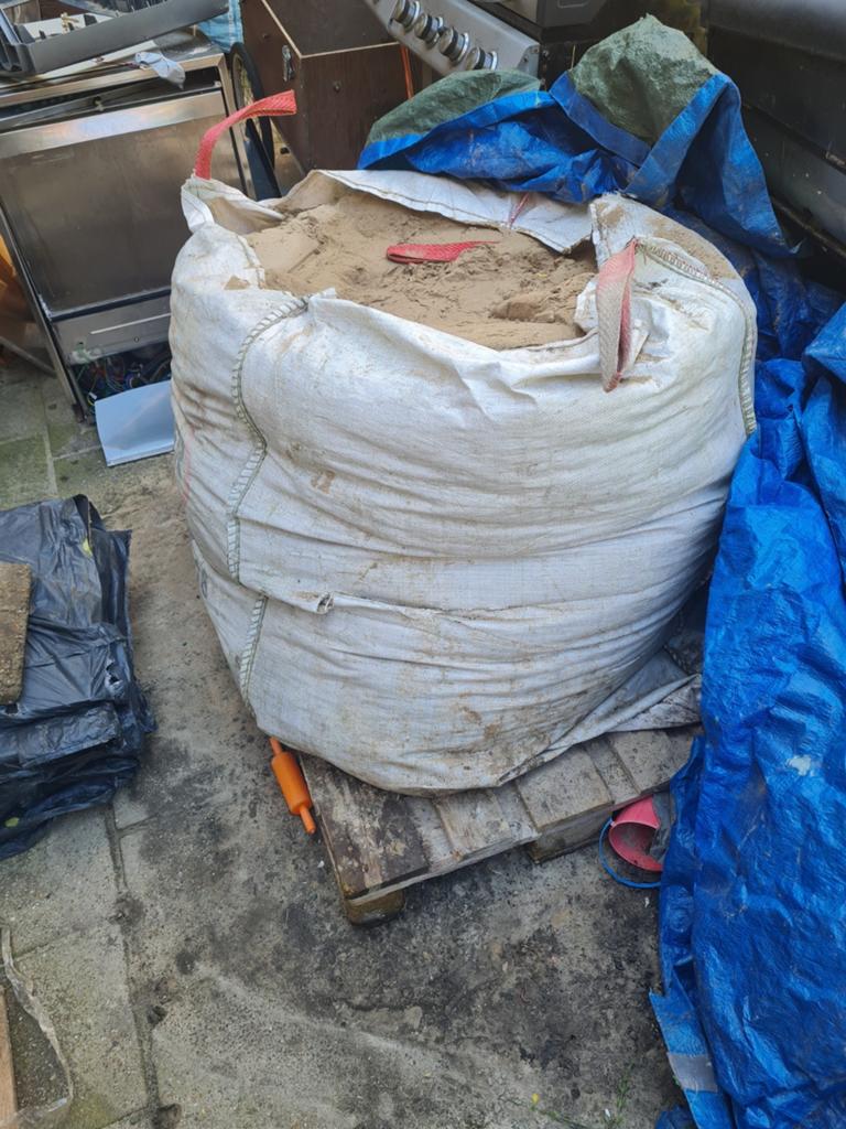 Gratis zand +- 1 kuub, Tuin en Terras, Zand, Ophalen, Ophoogzand