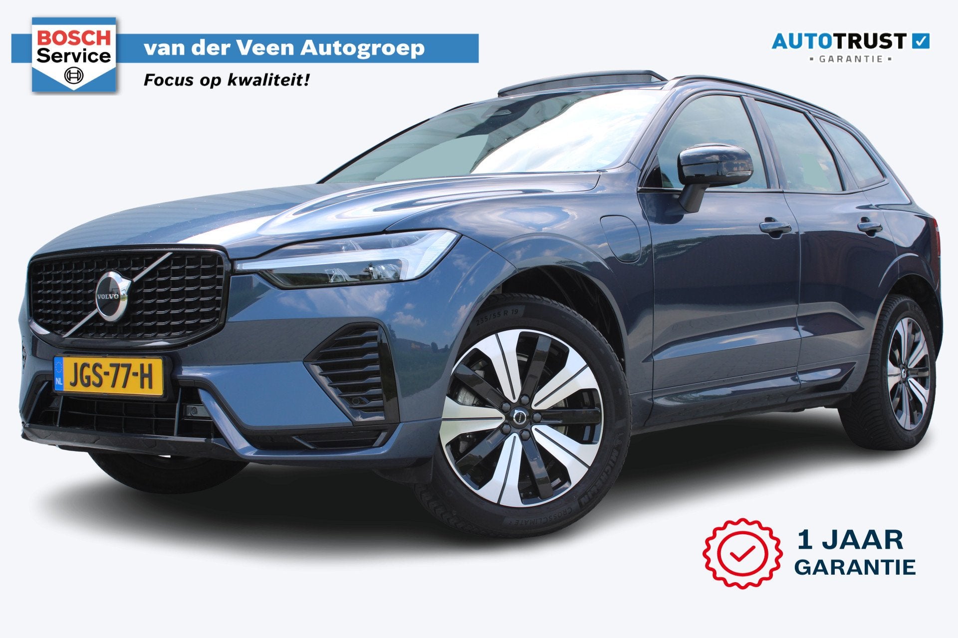 Volvo XC60 2.0 T6 Plug-in hybrid AWD Plus Dark | Incl. 12 ma, Auto's, Automaat, 12 maanden, Gebruikt, 4 cilinders