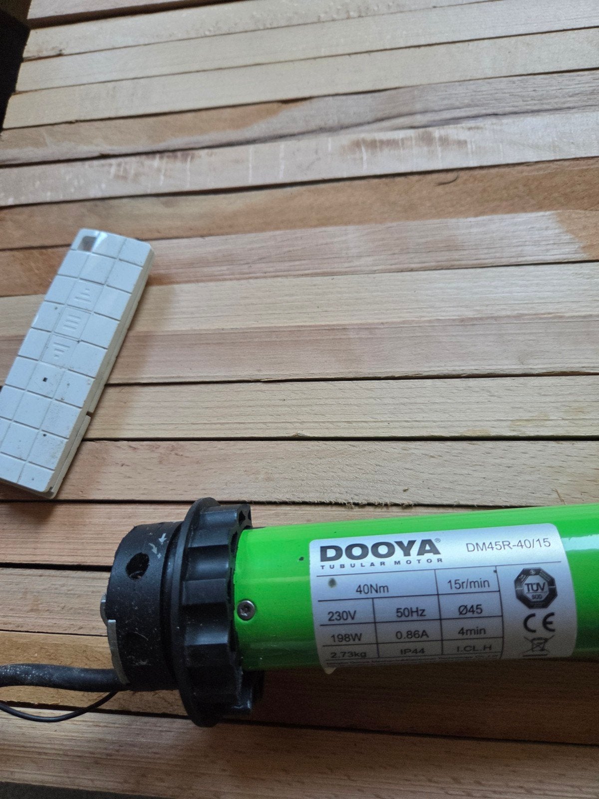DOOYA DM45R-40/15 Buis Motor met Afstandsbediening, Overige kleuren, Minder dan 100 cm, 100 tot 150 cm, Ophalen of Verzenden