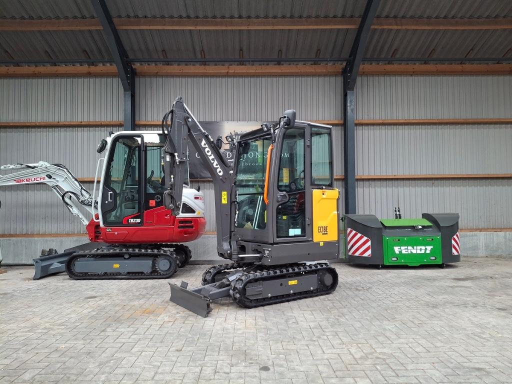 Volvo EC18E, minigraver, minikraan, BJ2025, Nieuw!, Ophalen, Nieuw