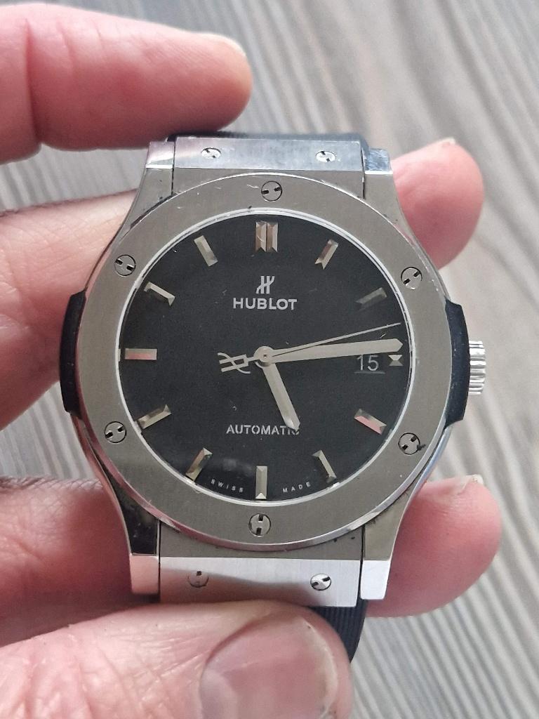 Hublot Classic Fusion Titanium 45mm authentic, Sieraden, Tassen en Uiterlijk, Horloges | Heren, Overige materialen, Polshorloge