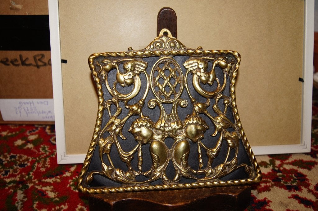 Medaillon Frankrijk Brons antiek, Antiek en Kunst, Ophalen of Verzenden, Brons, Wanddecoratie