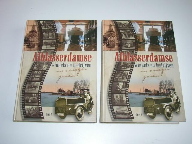 Alblasserdamse Winkels en Bedrijven vroeger deel 1 en 2, Boeken, Geschiedenis | Stad en Regio, Zo goed als nieuw, Verzenden