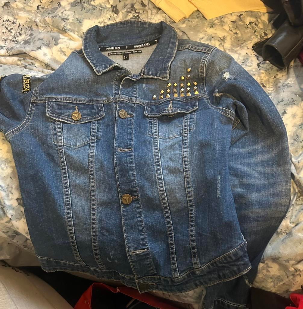 Apart Spijkerjasje Ibiza Style Maat 38/40, Ophalen of Verzenden, Zo goed als nieuw, Maat 38/40 (M), Blauw