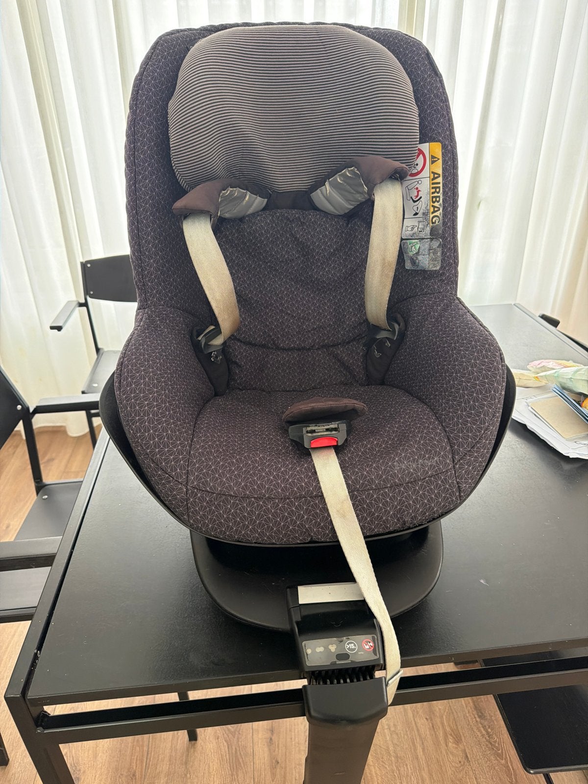 Maxi-Cosi 2wayFix autostoel met Isofix base, Gebruikt, 0 t/m 18 kg, Verstelbare rugleuning, Ophalen of Verzenden