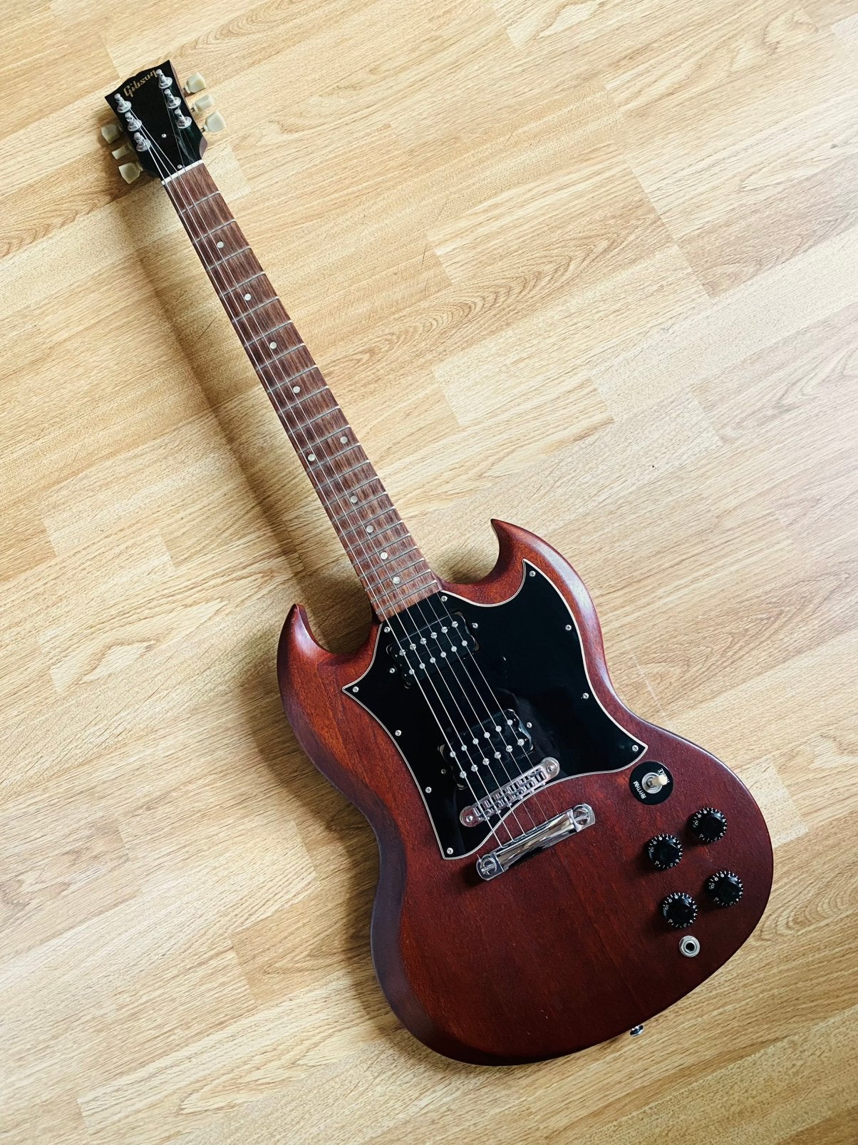 Gibson SG special faded worn brown 2008, Ophalen, Zo goed als nieuw, Solid body, Gibson