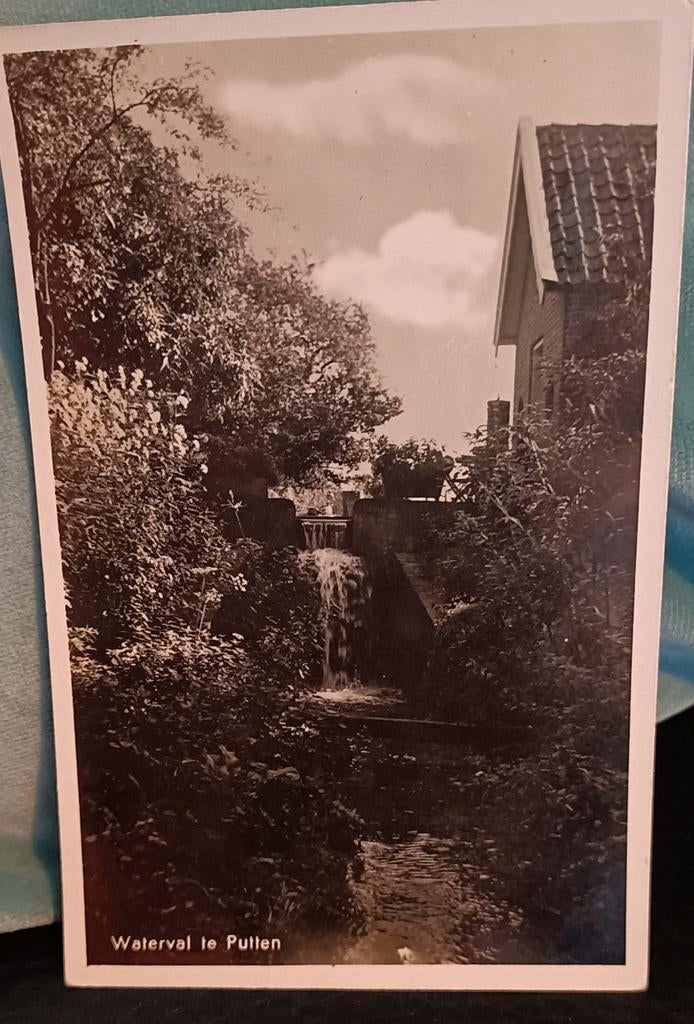 Putten. Waterval. 1939, Ophalen of Verzenden, 1920 tot 1940, Gelopen, Gelderland