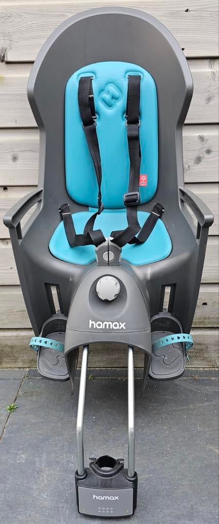 Hamax Buddy fietsstoeltje, Ophalen, Achterzitje, Voetsteuntjes, 0 t/m 18 kg