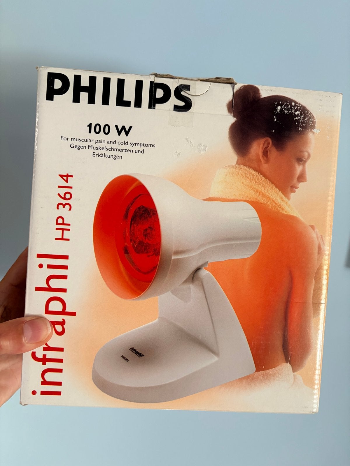 Philips Infraphil HP 3614 Infraroodlamp 100W, Witgoed en Apparatuur, Ophalen, Zo goed als nieuw, Overige typen