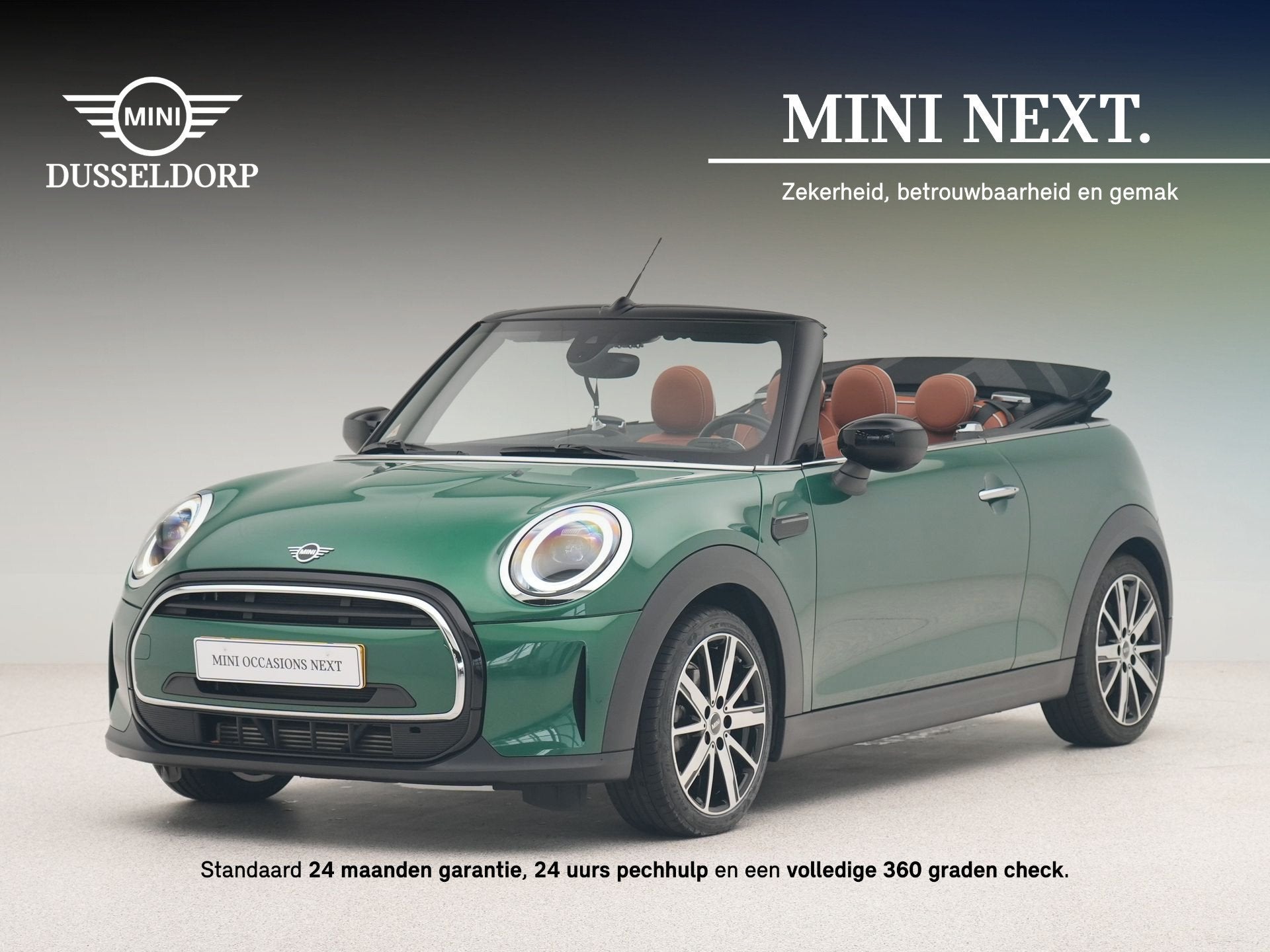 MINI Cabrio Cooper Classic Aut. (bj 2023, automaat), Dealer onderhouden, 136 pk, Gebruikt, Euro 6