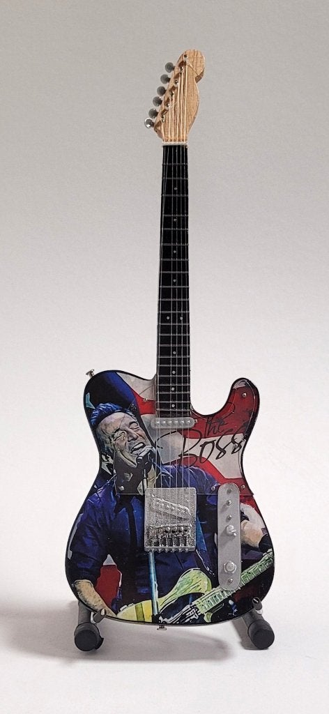 Bruce Springsteen USA miniatuur gitaar 25cm mini guitar deco, Info@deconoord.nl, Deco Noord, Nieuw, Ophalen of Verzenden