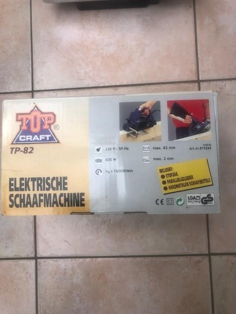 Elektrische schaafmachine, Ophalen of Verzenden, Zo goed als nieuw