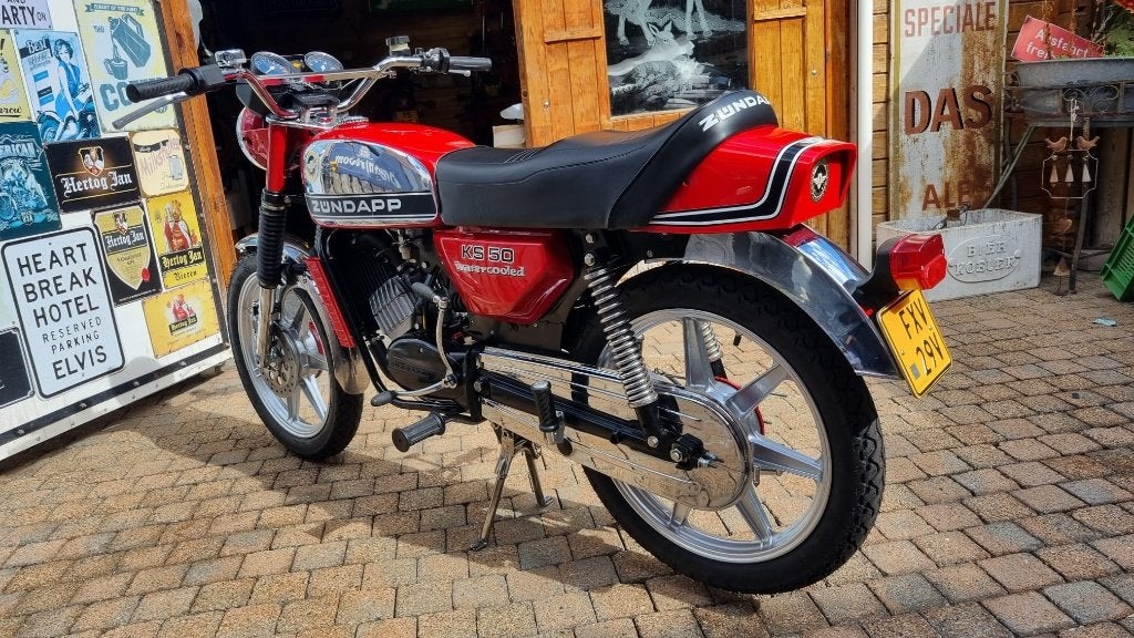 Zundapp KS50 watercooled, Ophalen, Maximaal 45 km/u, KS50, Zo goed als nieuw