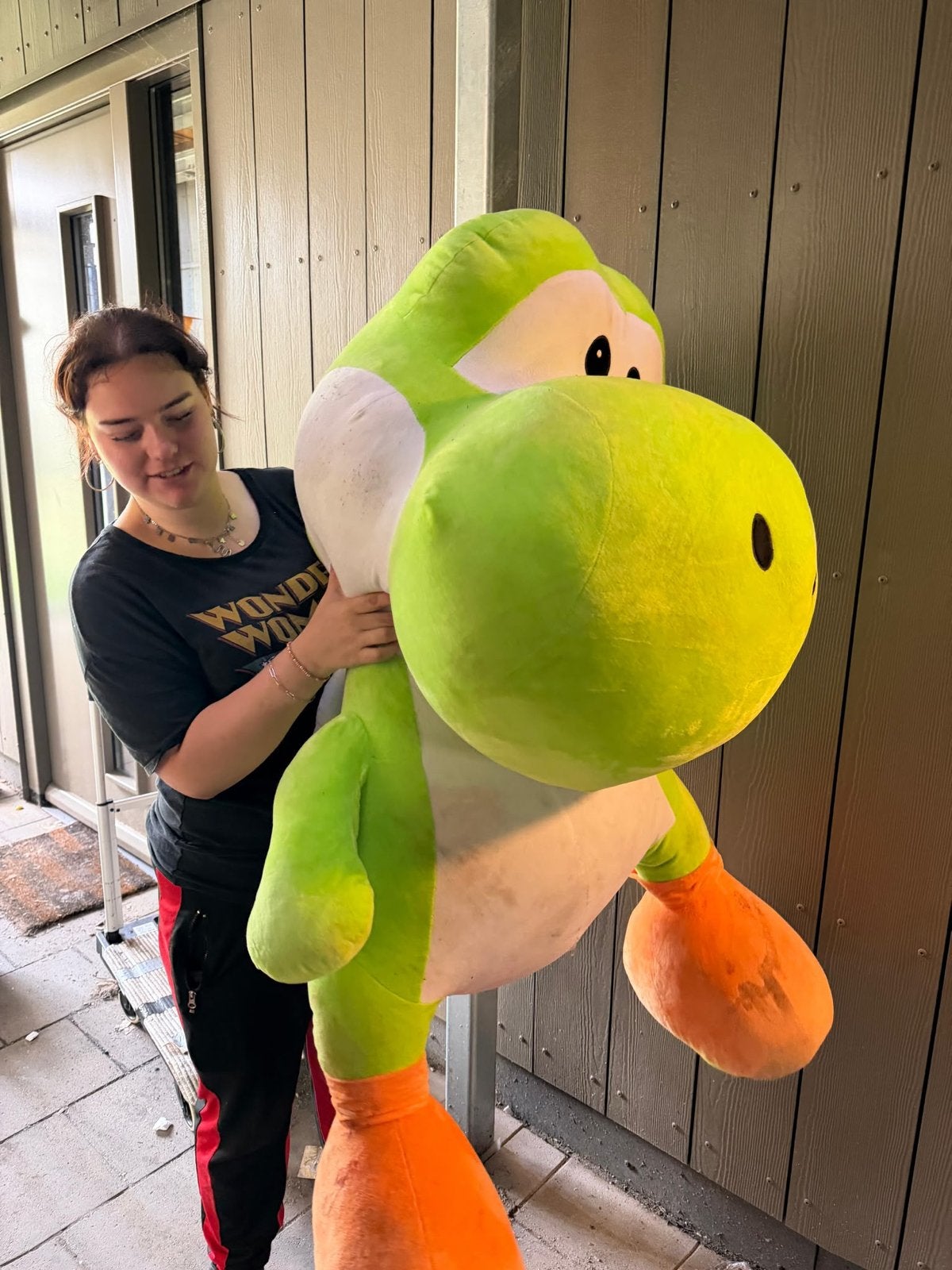 Grote Yoshi knuffel - Makkelijk wasbaar!, Overige typen, Ophalen of Verzenden, Nintendo, Super Mario
