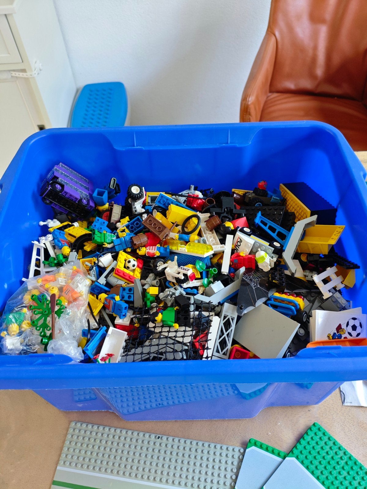 Partij van 7+ kilo Lego, boekjes en grondplaten, Kinderen en Baby's, Speelgoed | Duplo en Lego, Gebruikt, Lego, Losse stenen, Inclusief accessoires