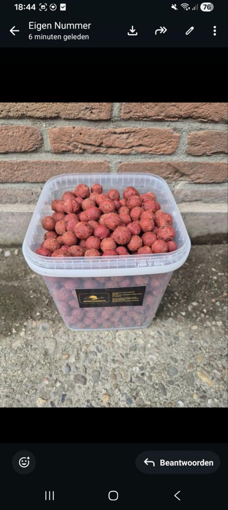 Fish Robinred boilies - Riverlandbaits, Ophalen of Verzenden, Nieuw, Overige typen