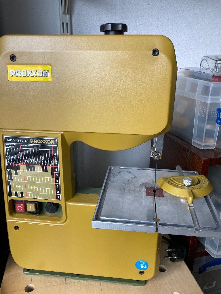 Proxxon Bandzaagmachine MBS 240/E, Proxxon, 70 mm of meer, Ophalen of Verzenden, Zo goed als nieuw