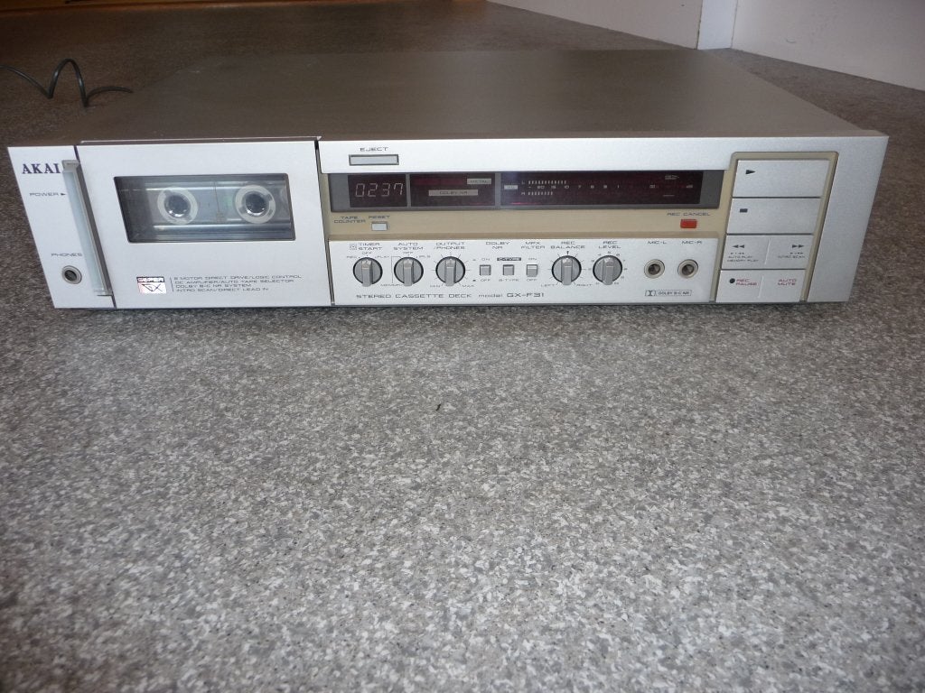Akai GX-F31 cassettedeck 1982, Ophalen, Enkel, Akai, Tiptoetsen