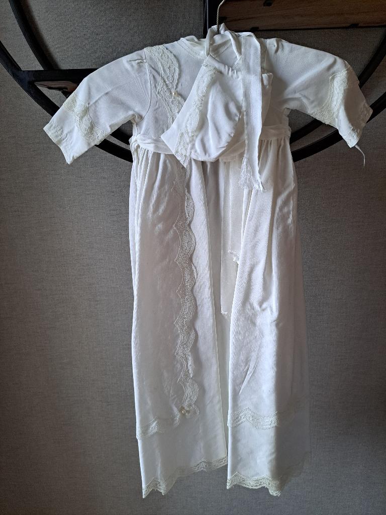 Doopjurkje vintage, Gebruikt, Jongen of Meisje, Ophalen of Verzenden, Jurk of Rok