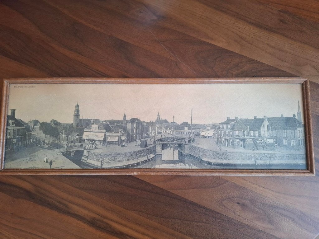 Panorama de Lemmer, Antiek en Kunst, Ophalen of Verzenden, Stads- / dorpsgezicht