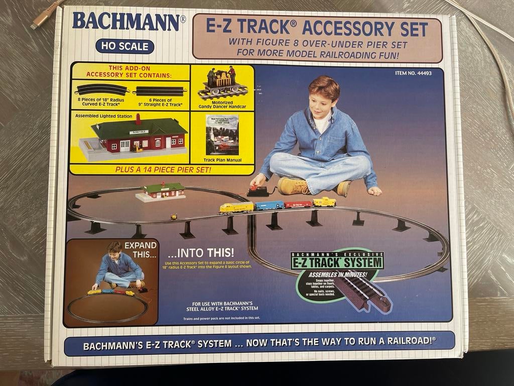 Bachmann HO E-Z Track Accessory Set (44493) - Nieuwstaat, Overige merken, Gelijkstroom of Wisselstroom, Rails, Ophalen of Verzenden
