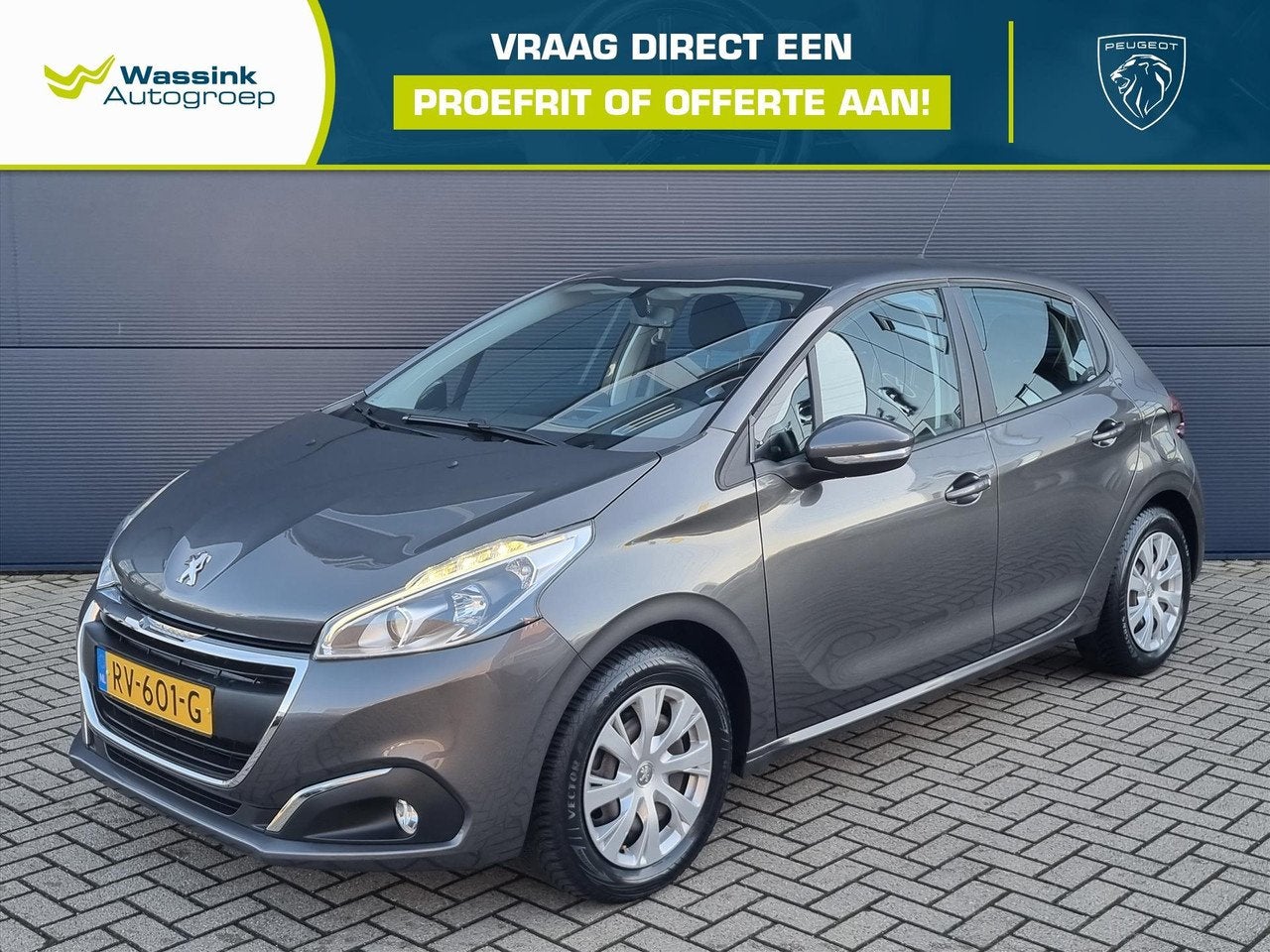 Peugeot 208 1.2 Puretech 82pk Blue Lease | Airco | Cruise Co, Auto's, Peugeot, Voorwielaandrijving, Gebruikt, 31 €/maand, 1199 cc