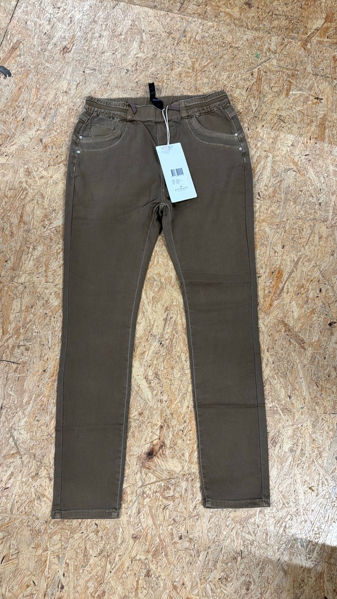 Taupe broek je m’appelle jog denim maat XL / 42 nieuw, Bruin, Maat 42/44 (L), Nieuw, Ophalen of Verzenden