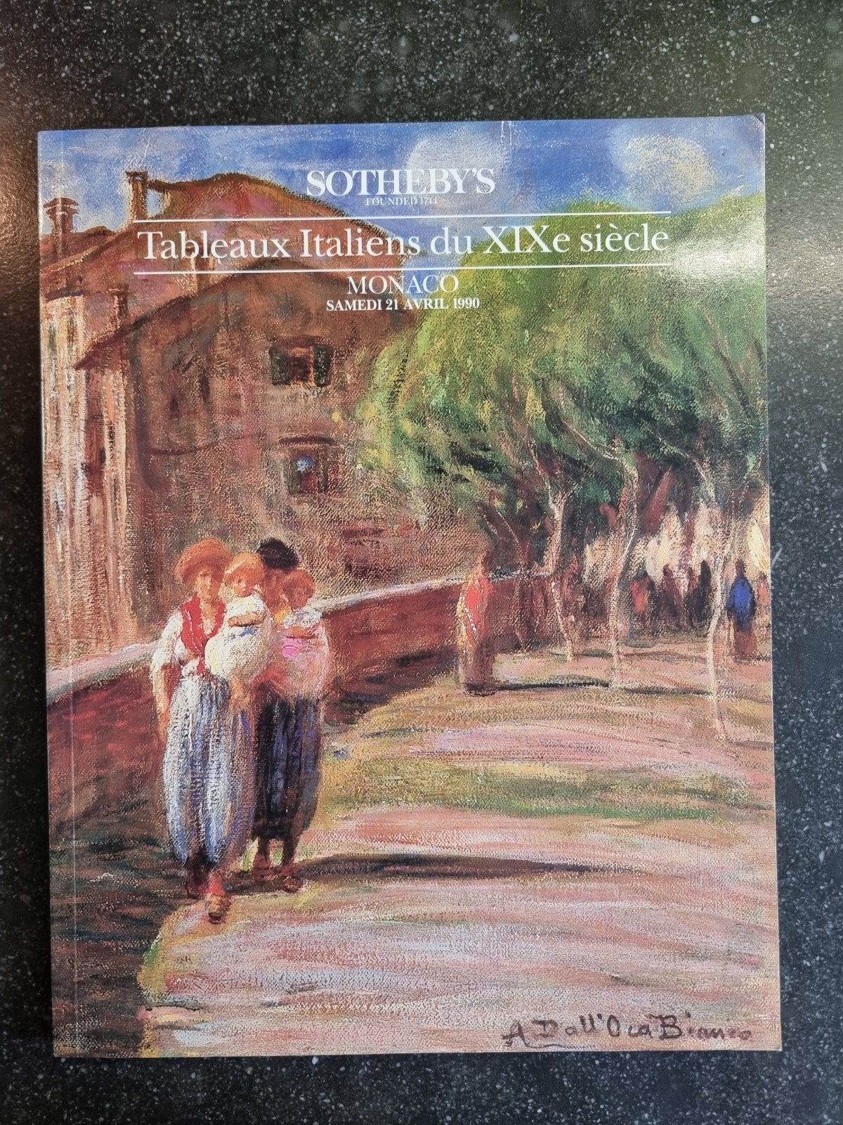 Sotheby's Catalogus: Tableaux Italiens du XIXe siècle, Boeken, Verzenden, Zo goed als nieuw, Sotheby's Monaco S.A., Catalogus