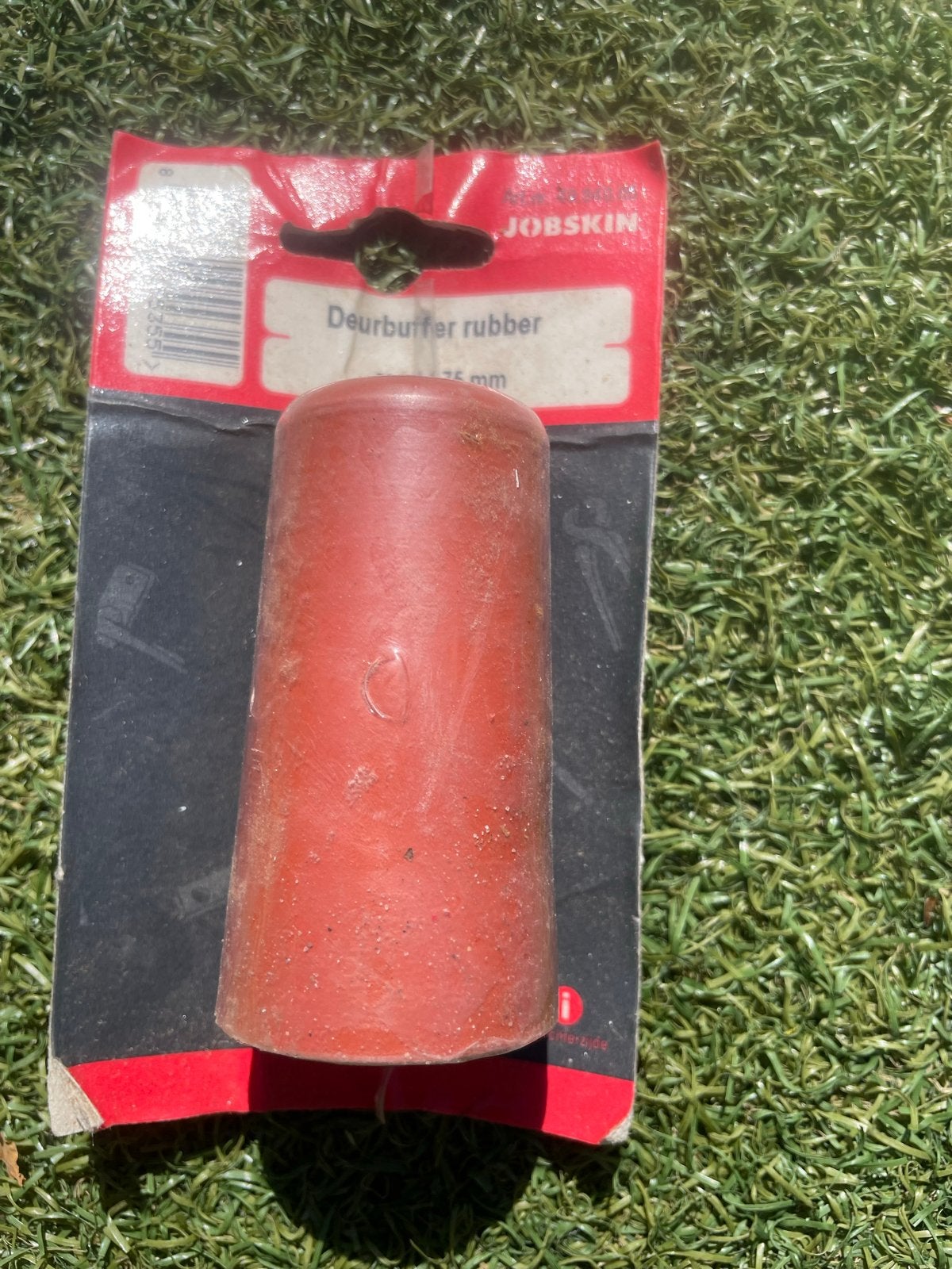 Nieuwe Deurbuffer Rubber 75mm - Voorkom Beschadigingen, Ophalen of Verzenden, Nieuw, Rood, Overige materialen