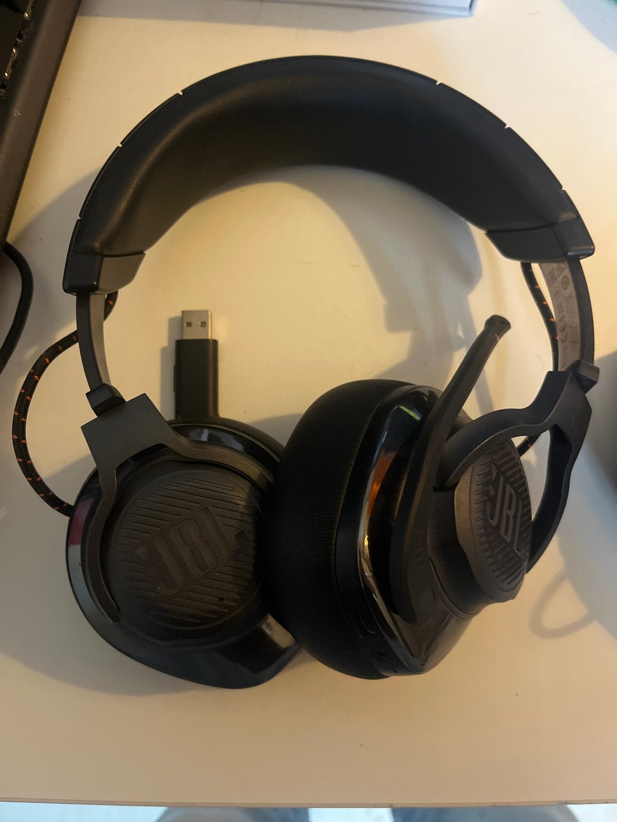 JBL Quantum 800 Gaming Headset met Dongle, JBL, Bluetooth, Ophalen of Verzenden, Zwart