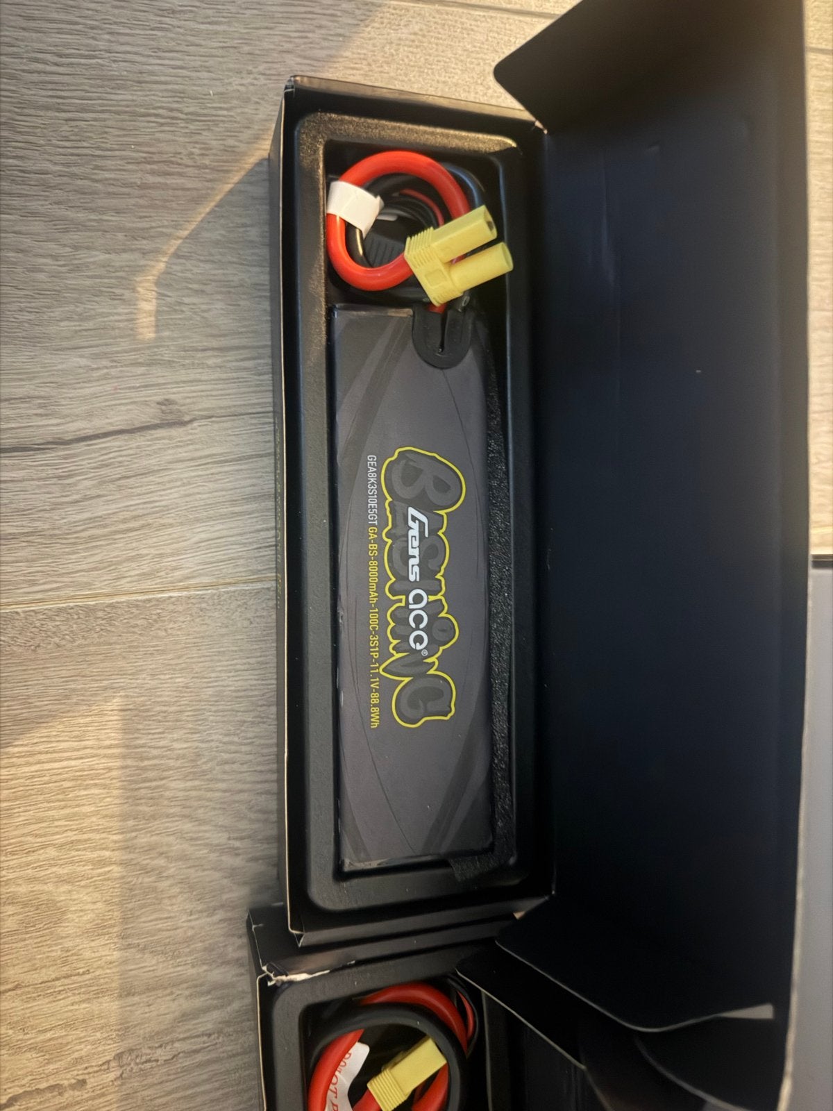 2x Gens Ace Bashing 8000mAh 3S Lipo Batterijen, Elektro, Ophalen of Verzenden, Zo goed als nieuw, Onderdeel