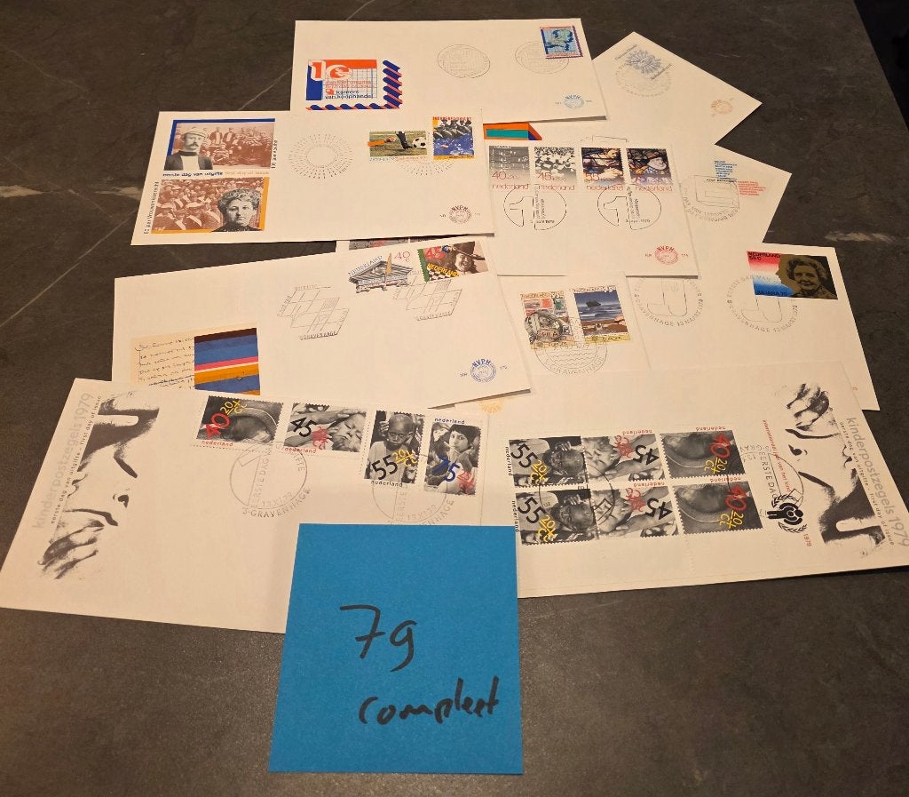 Speciale 1e dag Enveloppen (NL postzegels jaargang 1979), Postzegels en Munten, Postzegels | Eerstedagenveloppen, Ophalen of Verzenden
