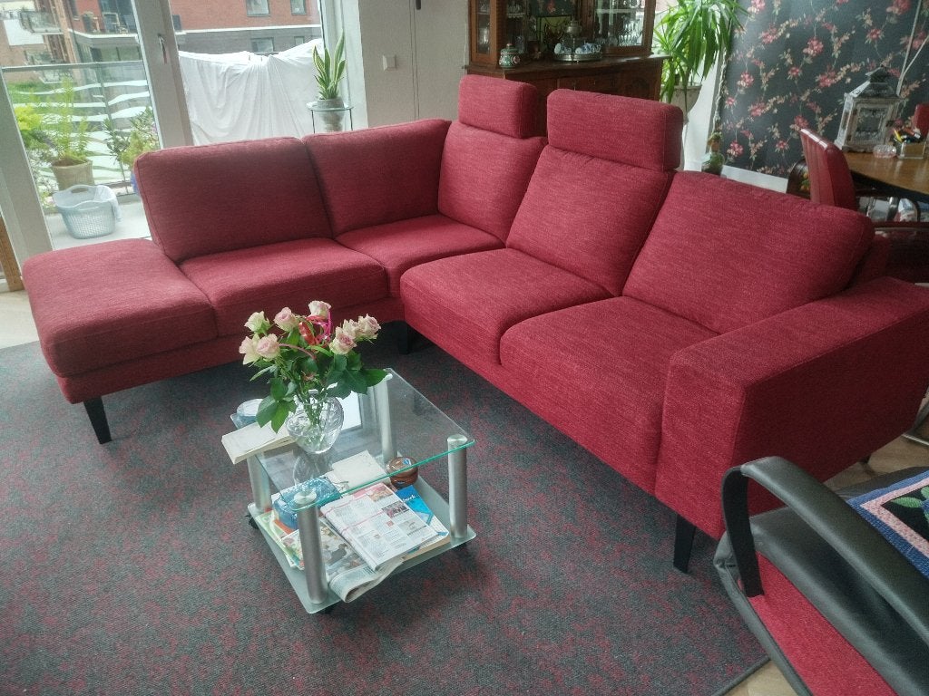 hoekbank, Ophalen, Zo goed als nieuw, 200 cm of meer, Minder dan 100 cm