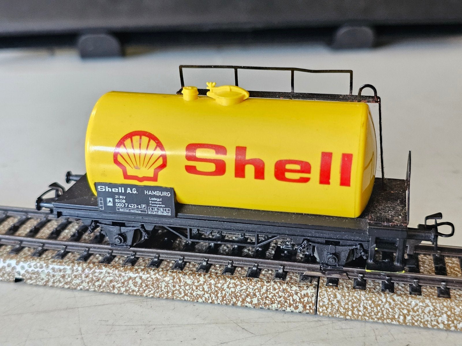 Märklin H0 SHELL ketelwagen modeltrein, Wisselstroom, Gebruikt, Wagon, Ophalen of Verzenden