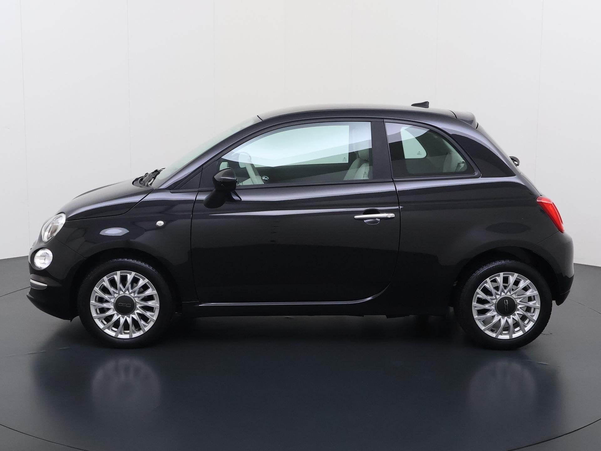 Fiat 500 1.0 Hybrid Lounge | Navigatie | LM velgen | Cruise, Auto's, Voorwielaandrijving, 12 maanden, Stof, Euro 6