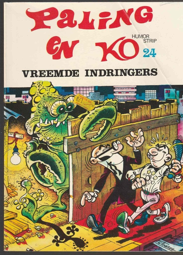 Paling en Ko - 24 - Vreemde indringers"", Eén stripboek, Verzenden, Gelezen