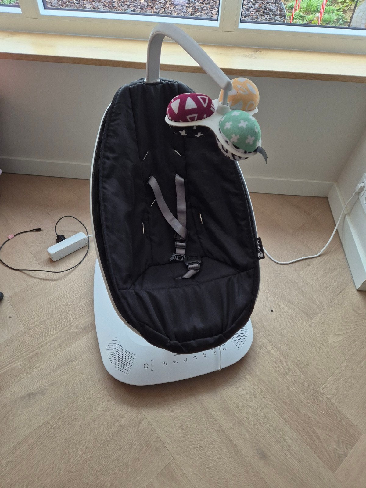 4Moms Mamaroo 5 uppababy, Kinderen en Baby's, Wipstoeltjes, Schommelstoel, Verstelbaar, Zo goed als nieuw, Ophalen