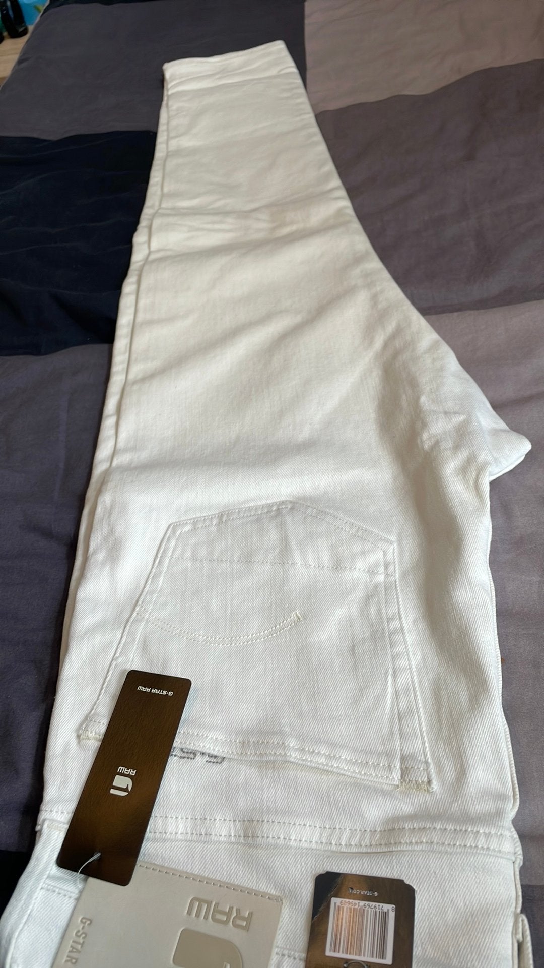 G-Star 33 01 slim maat 3432 wit nieuw, Kleding | Heren, Ophalen of Verzenden, Zo goed als nieuw, Wit, W33 - W34 (confectie 48/50)