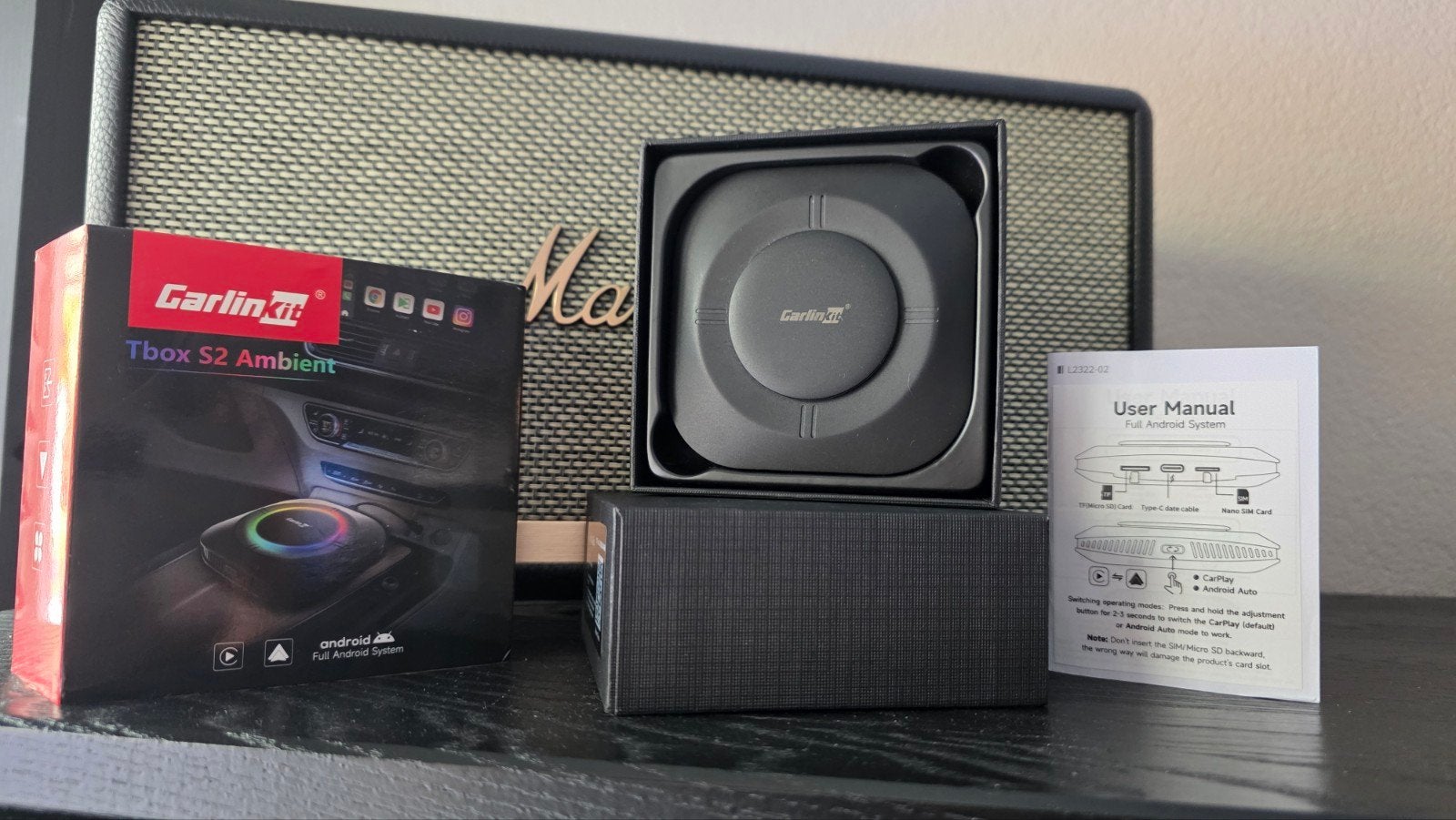Carlinkit Tbox S2 Ambient - Draadloos CarPlay/Android Auto, Ophalen of Verzenden, Zo goed als nieuw