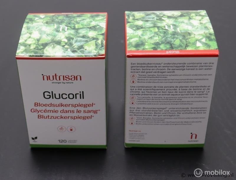 Online Veiling: Nutrisan Glucoril - 2 potten á 120 capsules, Sport en Fitness, Nieuw