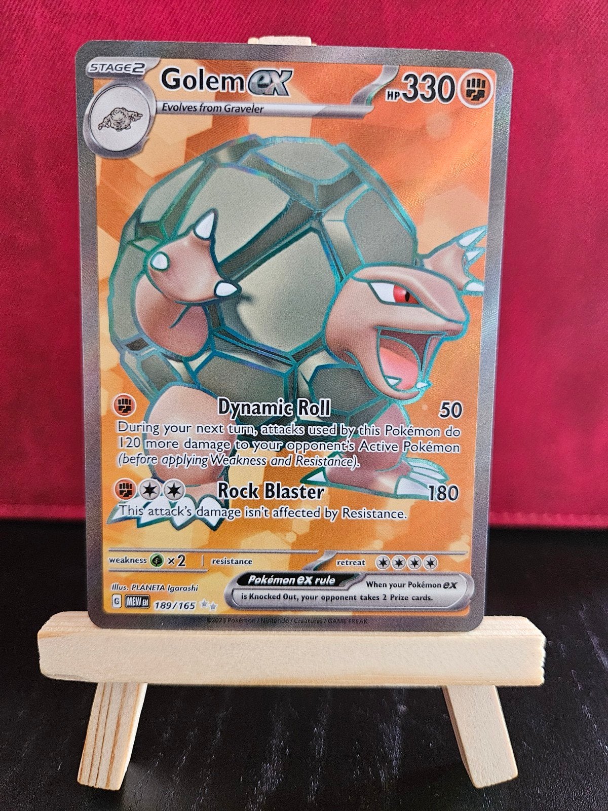 Golem ex #189, Ophalen of Verzenden, Zo goed als nieuw, Losse kaart, Foil