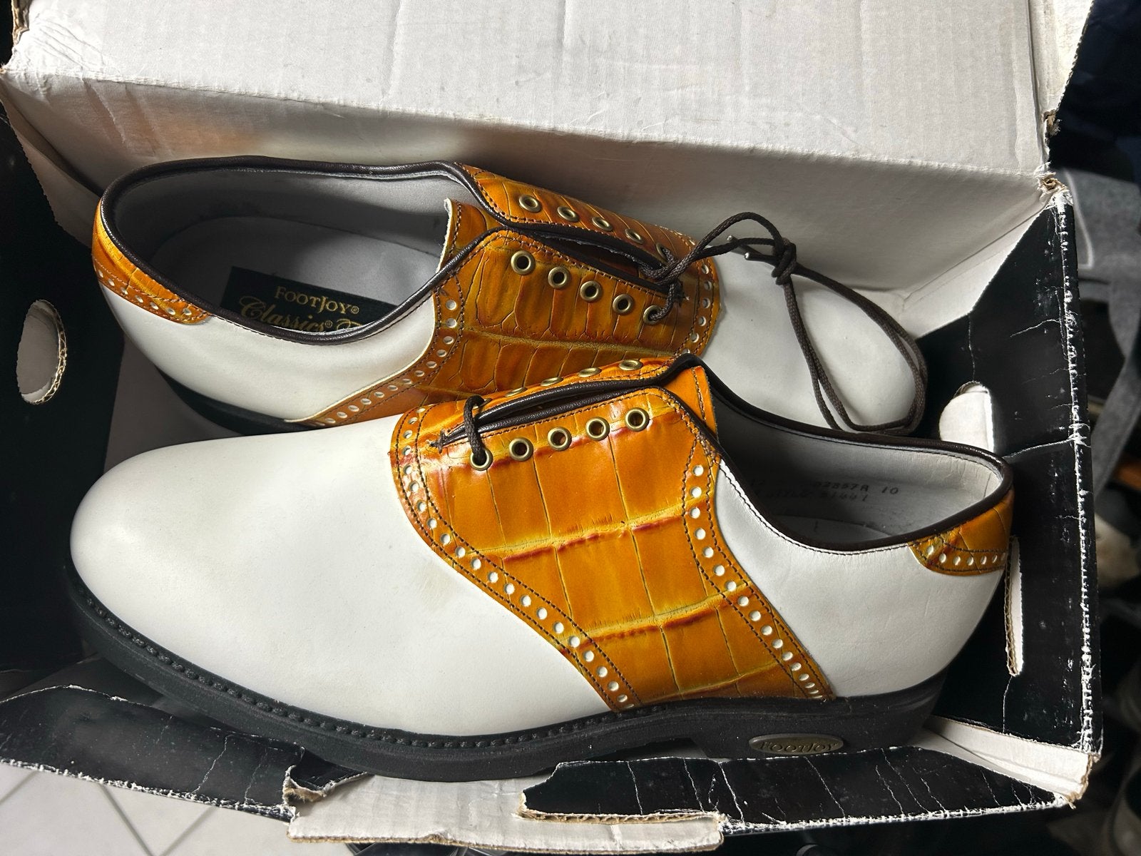 FootJoy Classics Tour Golfschoenen - Maat 12D, Sport en Fitness, Ophalen of Verzenden, Nieuw, Schoenen, Overige merken